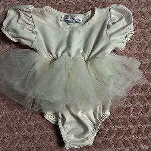 Baileys Blossom Cream Tulle One Piece